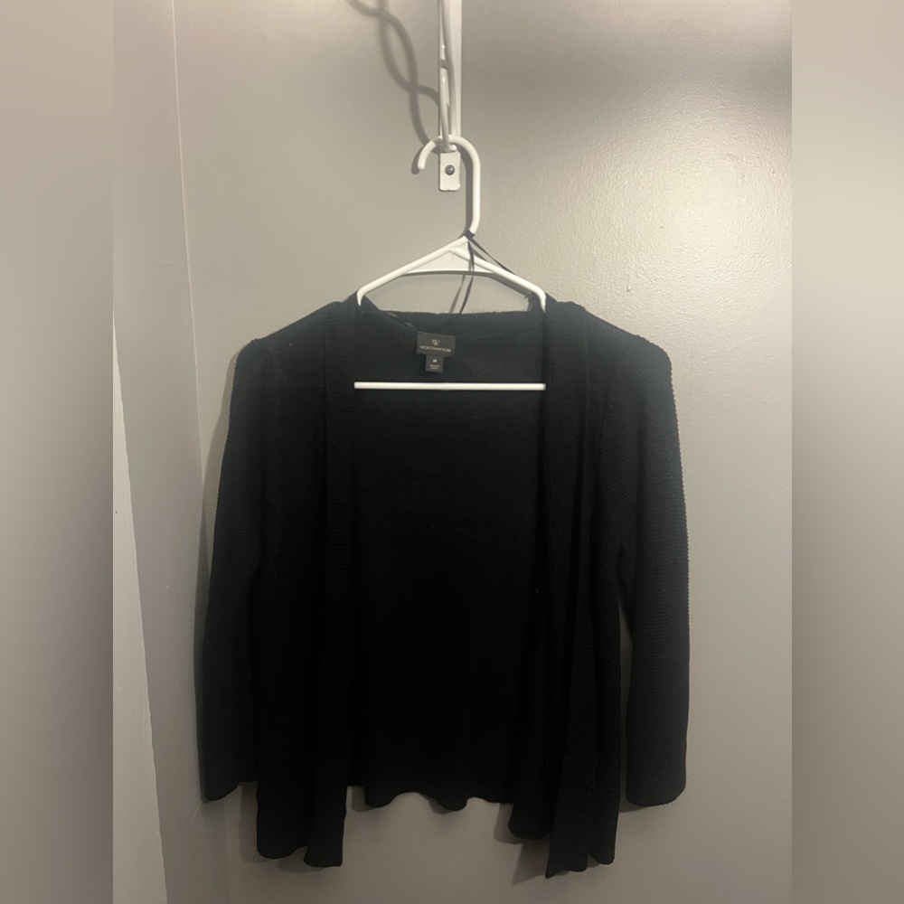 Black cardigan